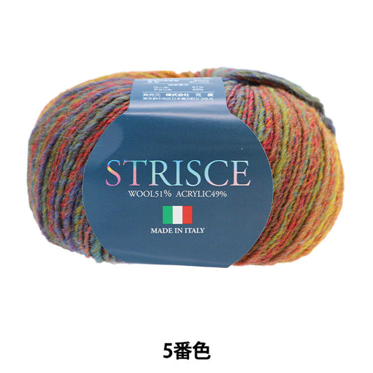 秋冬纱线 “ Striche第五颜色”滑雪滑雪纱