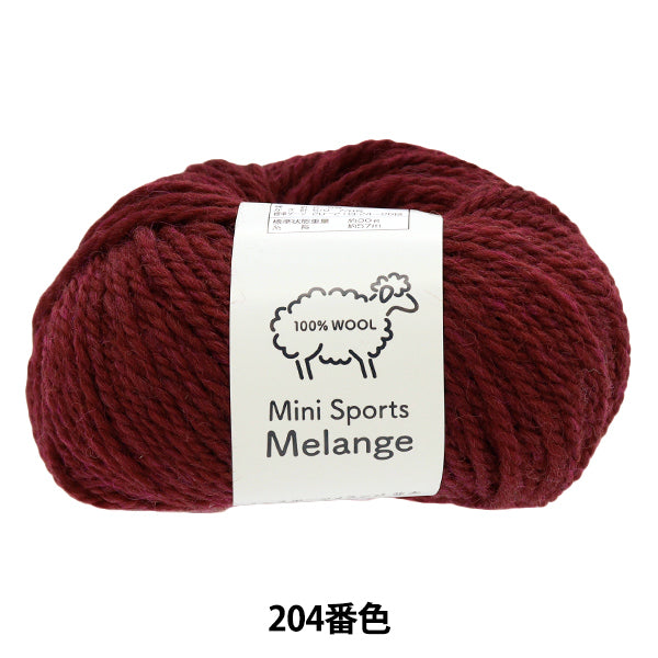 秋冬纱线 “ Mini Sports Melange，Namita，Color 204”
