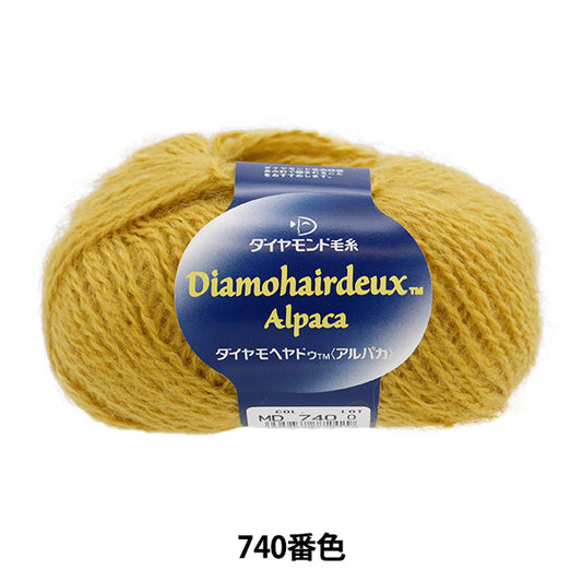 秋冬纱线 “钻石Moheyadu（羊驼毛）740颜色] DIAMOND KNITTING YARN