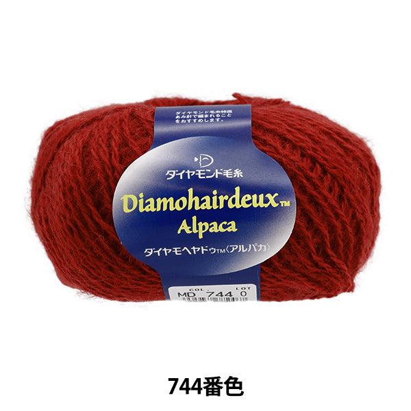 秋冬纱线 “钻石Moheyadu（羊驼毛）744颜色] DIAMOND KNITTING YARN