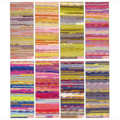 春夏纱线 "Arles 6205颜色] DIAMOND KNITTING YARN