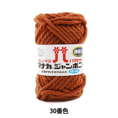 纱线 “ Hamanaka Jumbony Super Fight厚30颜色” Hamanaka