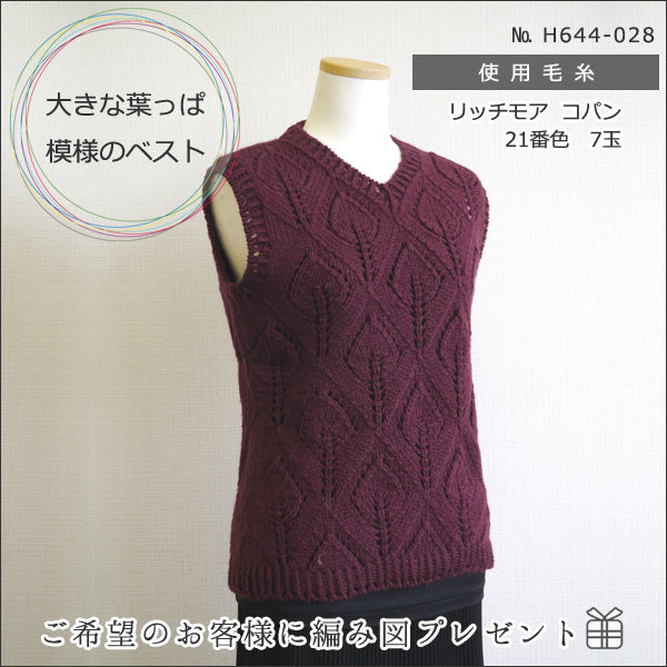 秋冬纱线 "Copain（Copan）14（茶）禁令颜色“ Richmore Rich More