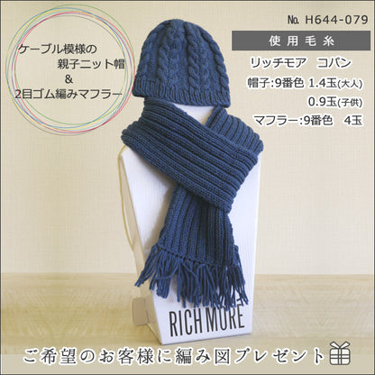 秋冬纱线 "Copain（Copan）14（茶）禁令颜色“ Richmore Rich More