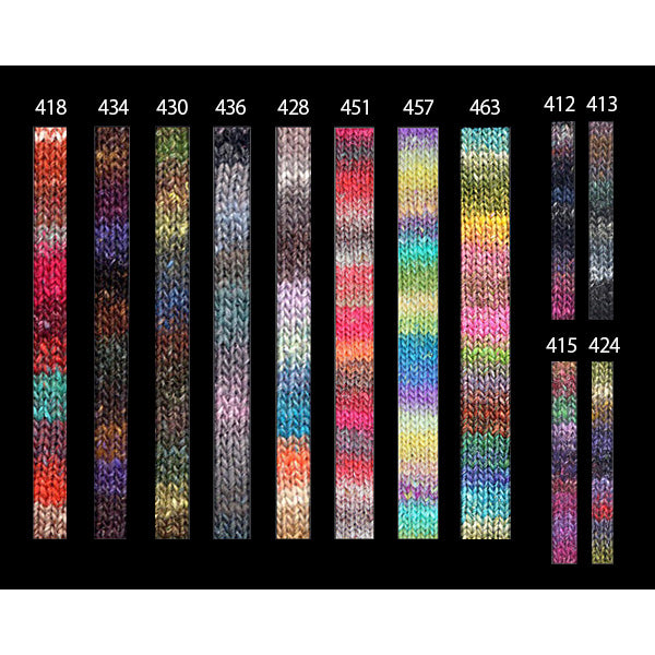 秋冬纱线 Noro EI，Noro的“丝花园颜色395”