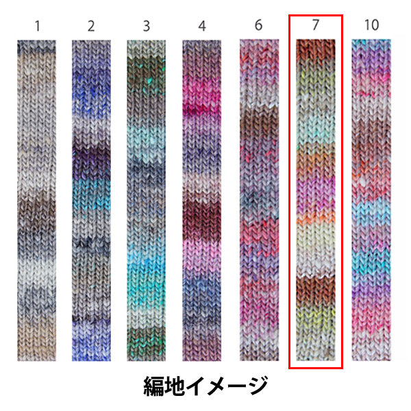 秋冬纱线 “冬天的崛起，颜色7” Noro Noro Hidesaku