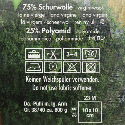 袜子纱线 纱线 “ Reugenwalt 18 6ply 11217颜色”蛋白石蛋白石