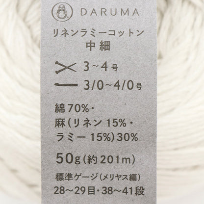 春夏纱线 “亚麻拉米棉花儿童103颜色” daruma DARUMA 横田
