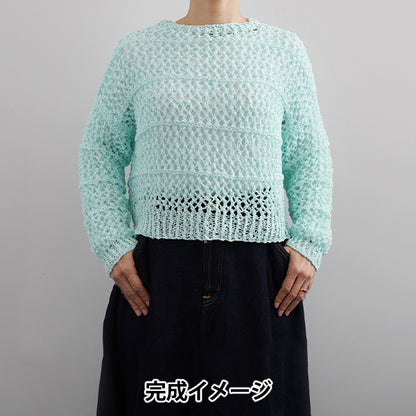 編み物キット 『メッシュバックスリットプルオーバーA 25S-0201』 DARUMA ダルマ 横田