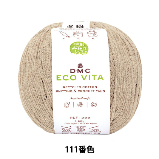 纱线 "Ecovita再生棉颜色111 388" DMC DMC