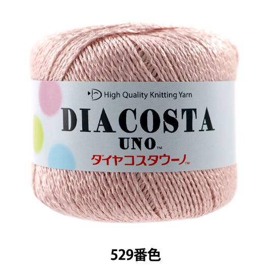 春夏纱线 “杜诺（Diacosta uno）（钻石哥斯达黎加）529彩色motita” DIAMOND KNITTING YARN