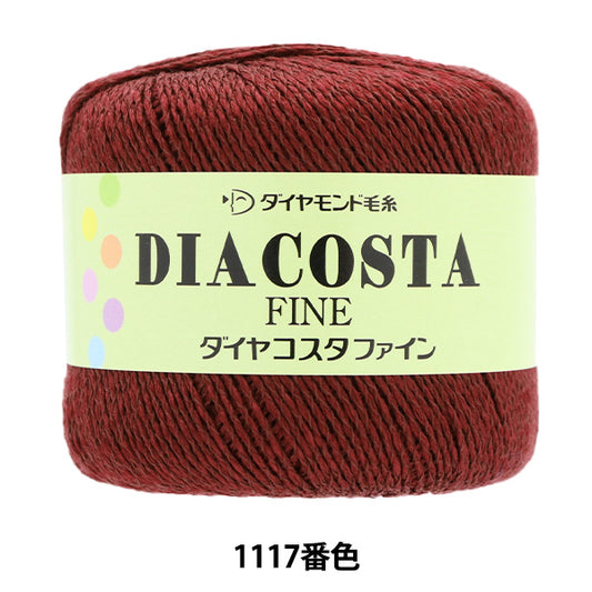 春夏纱线 “钻石哥斯达黎加精细1117颜色介质” DIAMOND KNITTING YARN