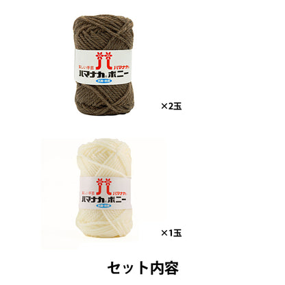 編み物キット 『ボニーのネコミミキャップ AFC-2』 Hamanaka ハマナカ