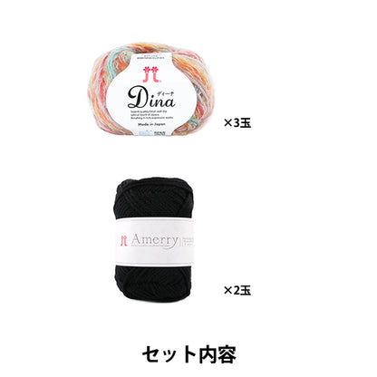 編織套件“彩色玻璃式主題袋145-240-013" Hamanaka