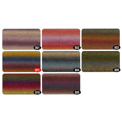 秋冬纱线 "Kid Mohair Multi（Kid Mohair Multi）802颜色” Puppy