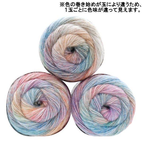 纱线 “ Bidoro纱线颜色1 AB-1666" 世界节日[Yuzawaya有限的产品]