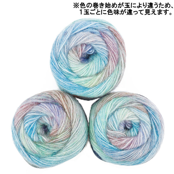 纱线 “ Bidoro纱线颜色8 AB-1666" 世界节日[Yuzawaya有限的产品]