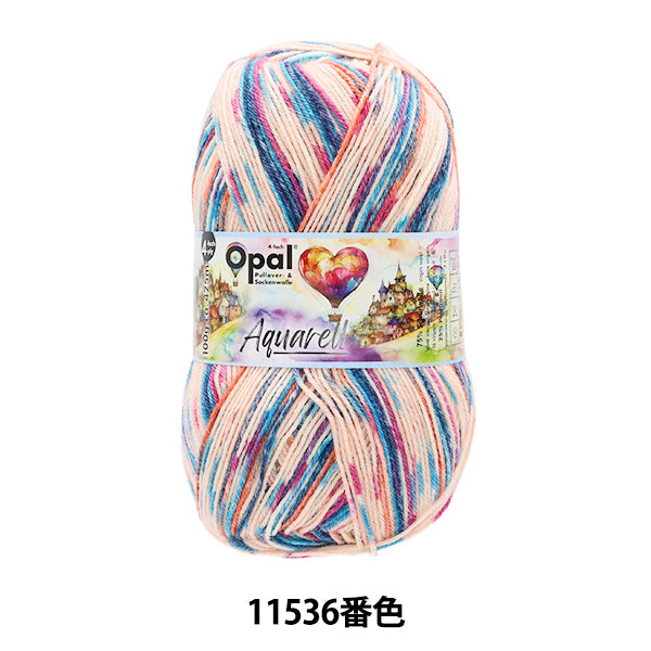 襪子紗 紗線 4ply 11536号色Opal蛋白石