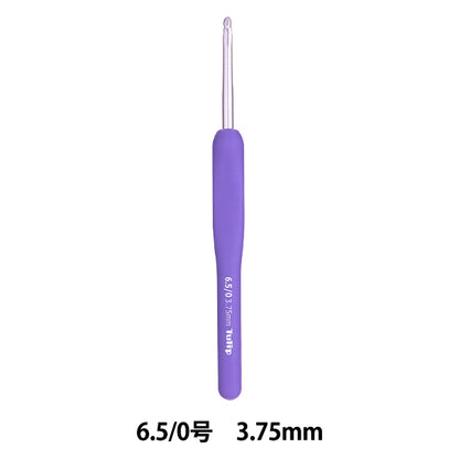 编织针 "Etimo Murasaki带有垫子握把钩针 6.5/0问题Tem-065" 郁金香