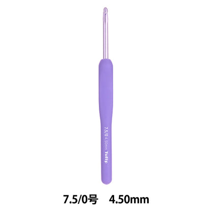 编织针 "Etimo Murasaki带有垫子握把钩针 7.5/0问题Tem-075" 郁金香