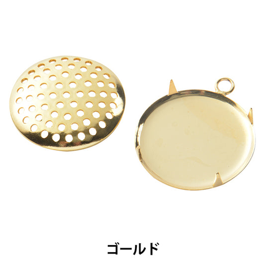手芸金具 『シャワー カン付き ゴールド 20mm 1個入り #7033』