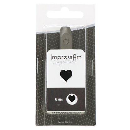 金属刻印 メタルスタンピング 『ImpressArt デザインスタンプ ハート 6mm U1006 6』 MIYUKI ミユキ