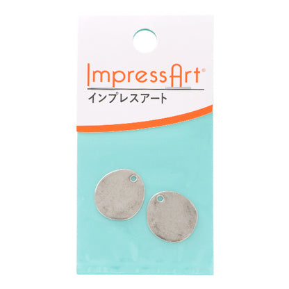 メタルスタンピング 『ImpressArt スタンピングブランク リバーストーン 約20×19mm 1個入 U3504//5』
