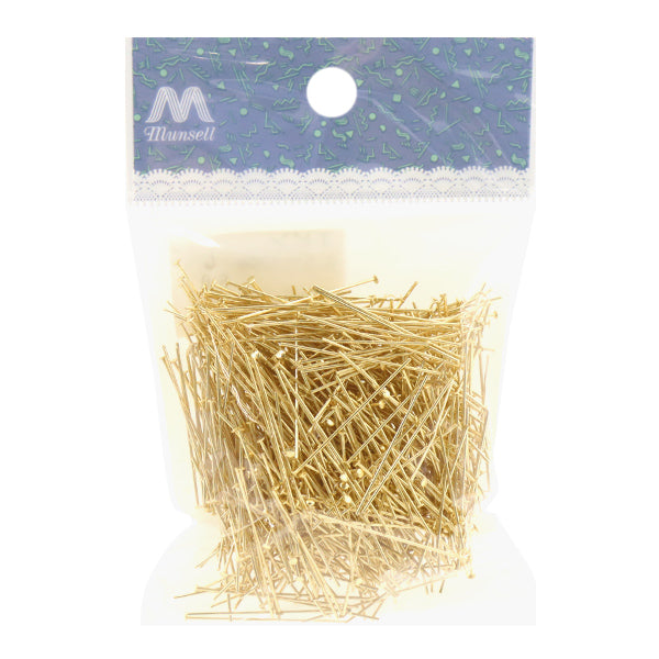 Handicraft bracket "T pin 0.6 x 30mm gold 50g about 600 pieces"