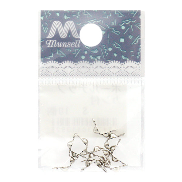 Handicraft hardware "Ball tip with ring, 10 silver"