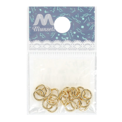 手芸金具 『丸カン 約1.2×7mm ゴールド 約3g入り』
