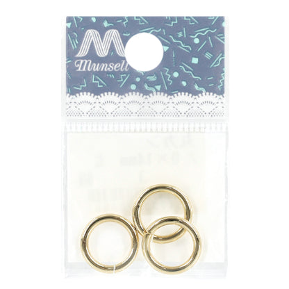 手芸金具 『丸カン 約2.0×14mm ゴールド 約3g入り』