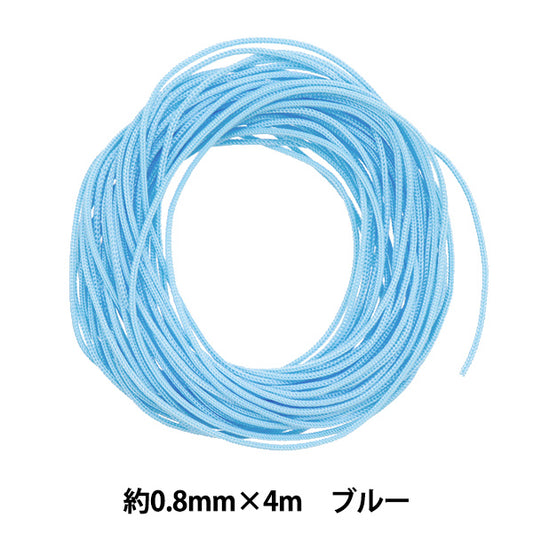 手芸ひも 『ストラップコード 約0.8mm×4m ブルー 10-5363』