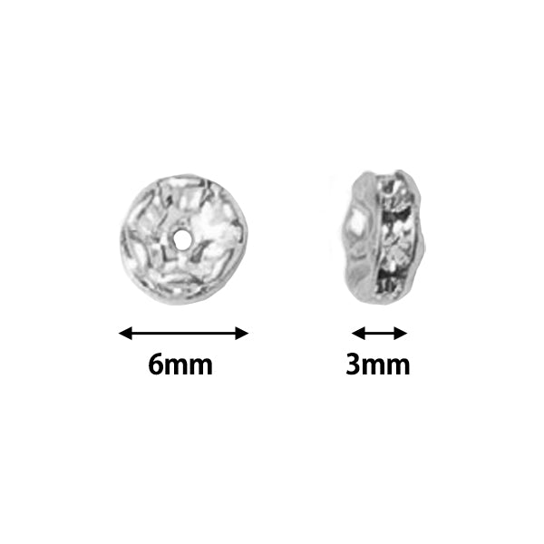 Accessory material "Presio SalondelBeads 45169302 Sapphire 6mm 10 tablets]