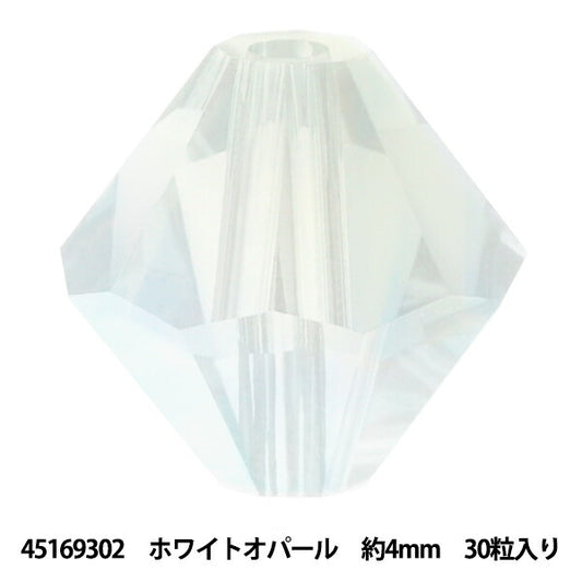 Accessory material "Presio SalondelBeads 45169302 White Opal 4mm 30 tablets]