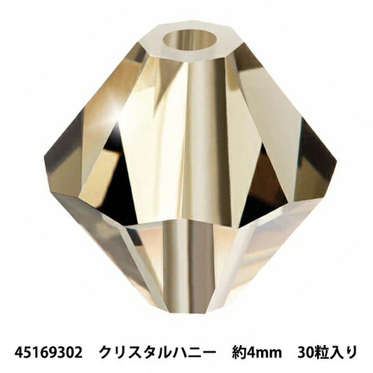 Accessory material "Presio SalondelBeads 45169302 Crystal honey 4mm 30 tablets]
