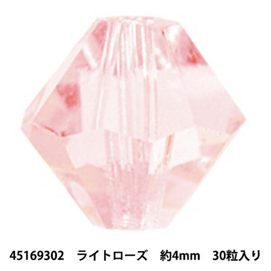 Accessory material "Presio SalondelBeads 45169302 Light rose 4mm 30 tablets]