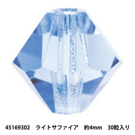 Accessory material "Presio SalondelBeads 45169302 Light sapphire 4mm 30 tablets]