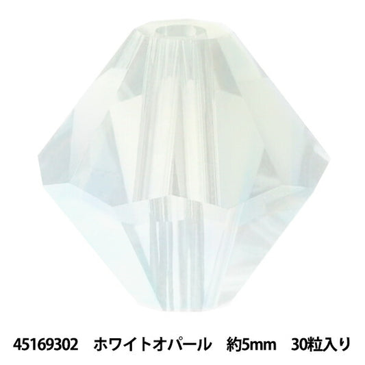 Accessory material "Presio SalondelBeads 45169302 White Opal 5mm 30 tablets]