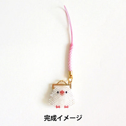 珠子Kit“京都小鸟的Maguchi Netsuke白色Bandwich PB-338" Hobbix Kyoto Nishijin Hobbix