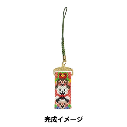 ビーズキット 『桃太郎一行根付け PB-346』 HOBBIX 京都・西陣 ホビックス