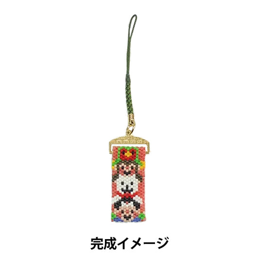 ビーズキット 『桃太郎一行根付け PB-346』 HOBBIX 京都・西陣 ホビックス