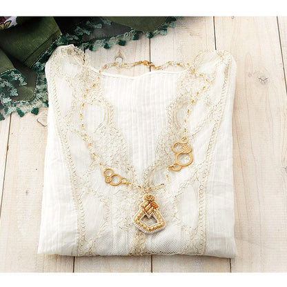 珠套件“ Maison de bloduri玻璃臍帶幾何固定器GA-4” Toho Beads Toho Beads