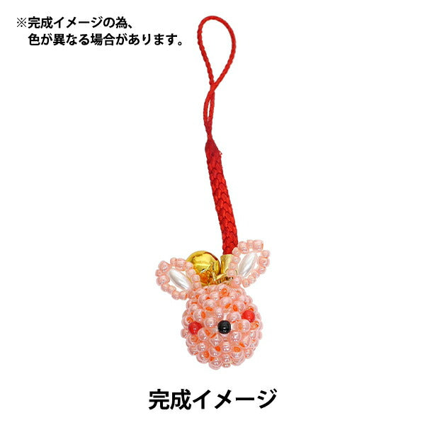 BeadsKit "Fukumibi 2 Rabbit Light Red Peach" TOHO BEADS Toho Beads