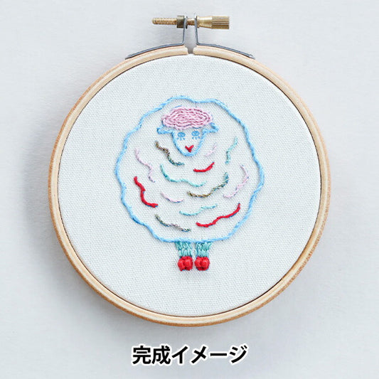 Embroidery kit "NUIE embroidery kit zoo? Sheep HCA25 // 8" MIYUKI Miyuki