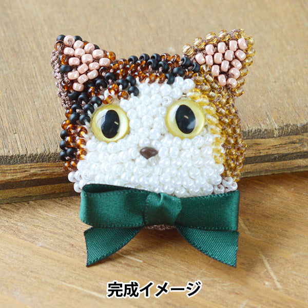 珠子成套工具 ”珠子针织猫胸针猫BFK660