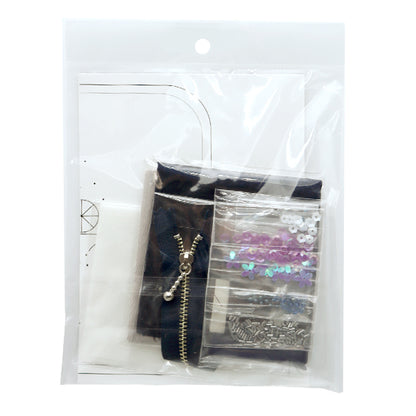 BeadsKit "Span Call Flower SquareZipperPouch 10-3359] Tokyo trade