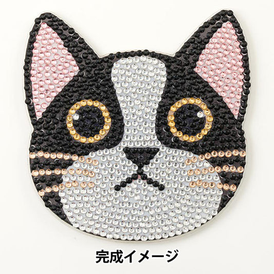 ビーズキット 『ダイヤモンドフィックス コースター ネコ B 10-4713』