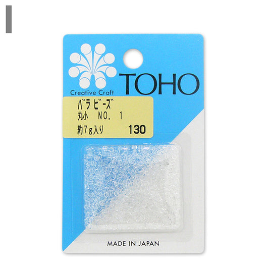 ビーズ 『バラビーズ 丸小 No.1』 TOHO BEADS トーホービーズ