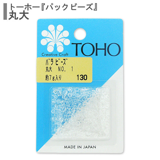 ビーズ 『バラビーズ 丸大 No.1』 TOHO BEADS トーホービーズ