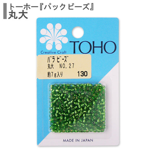 ビーズ 『バラビーズ 丸大 No.27』 TOHO BEADS トーホービーズ